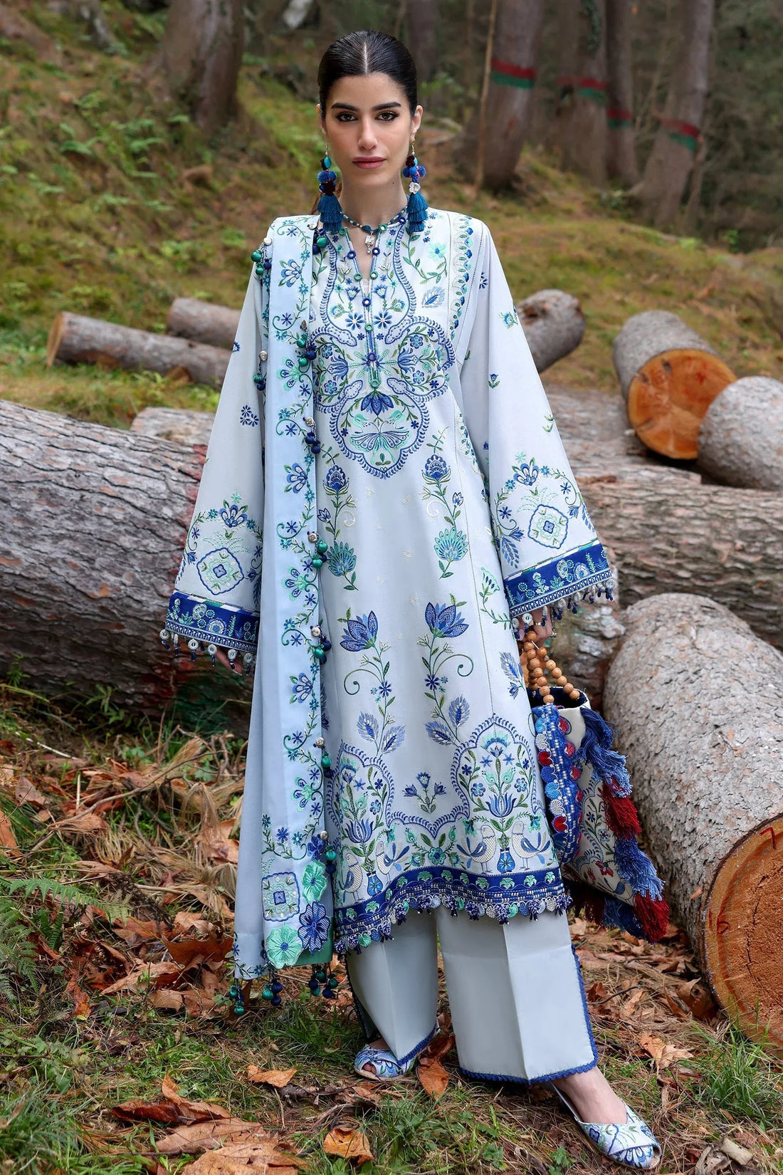 Zaha | Lawn 25 | KASHUR (ZL25-11 A) - Rang-e-Khaas