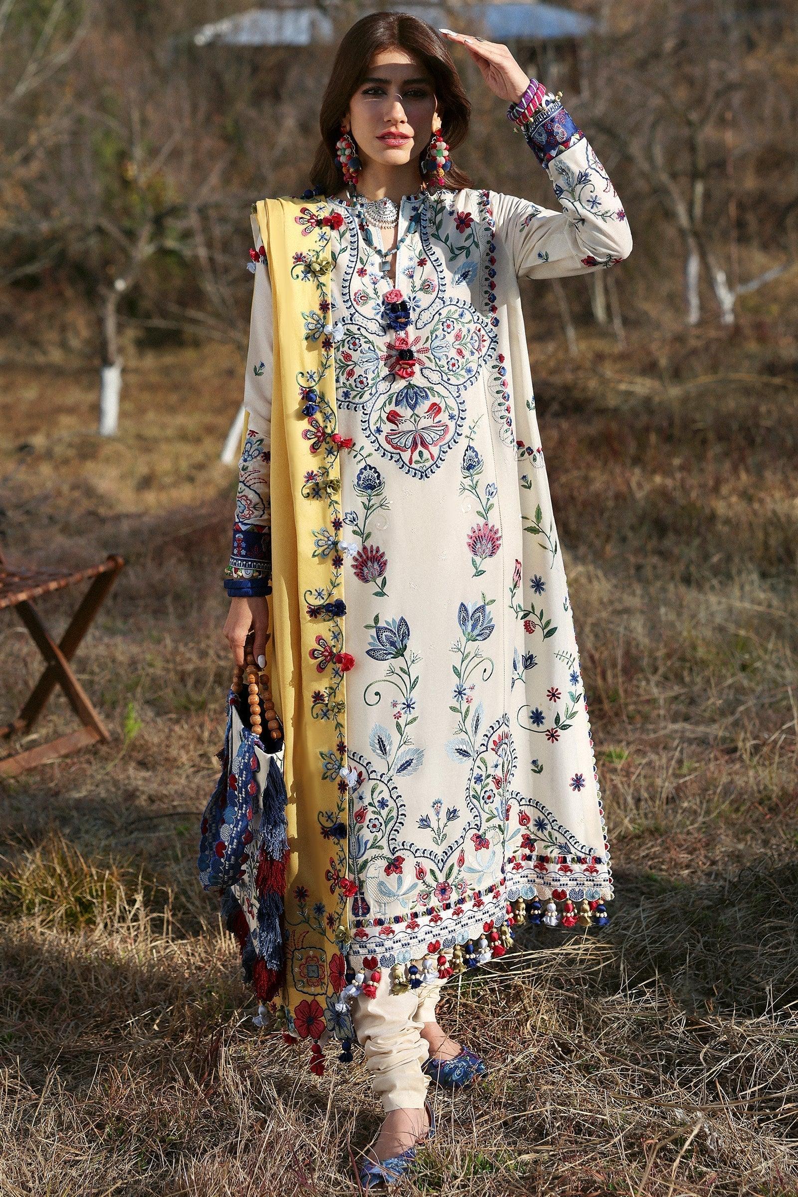 Zaha | Lawn 25 | KASHUR (ZL25-11 B) - Rang-e-Khaas