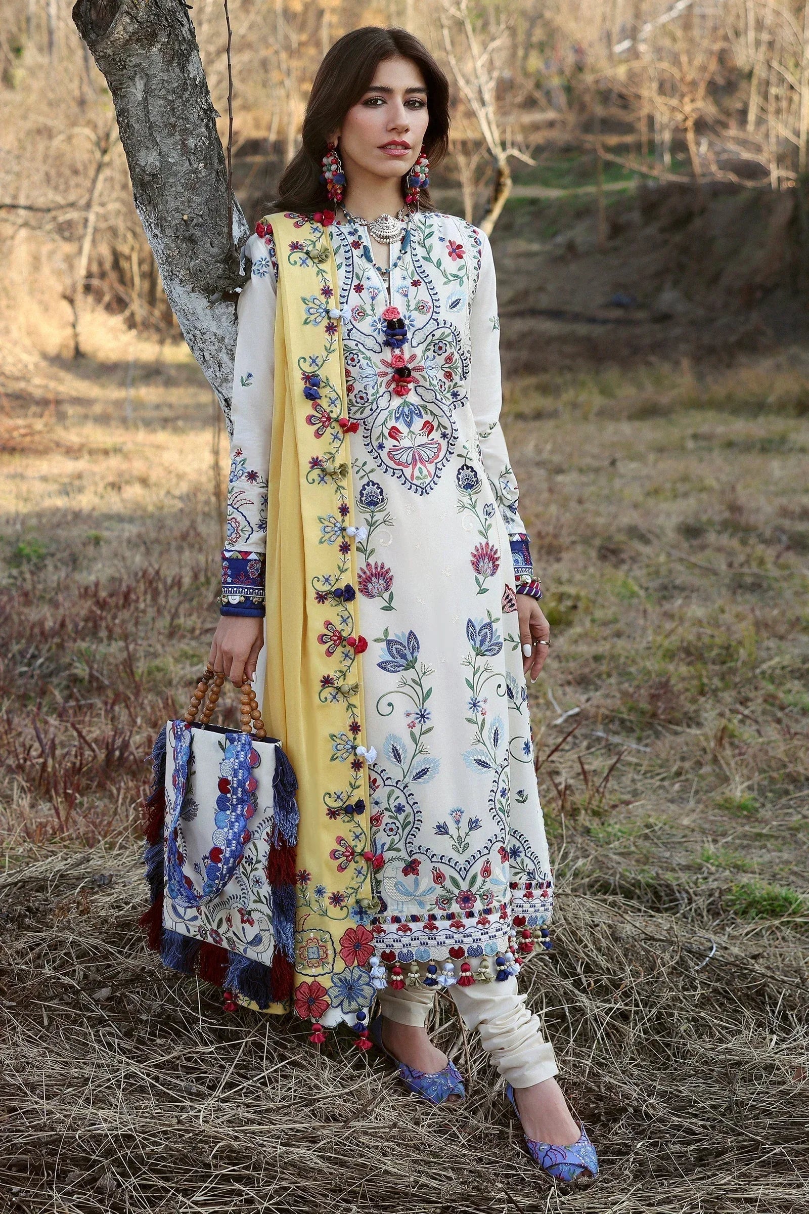 Zaha | Lawn 25 | KASHUR (ZL25-11 B) - Rang-e-Khaas