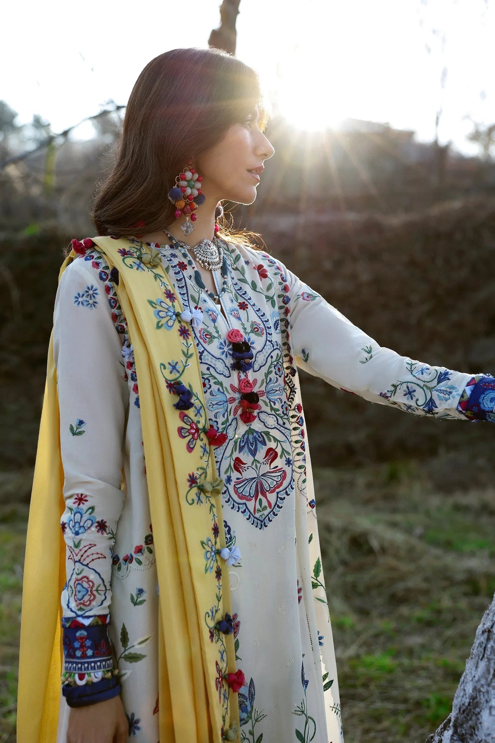 Zaha | Lawn 25 | KASHUR (ZL25-11 B) - Rang-e-Khaas