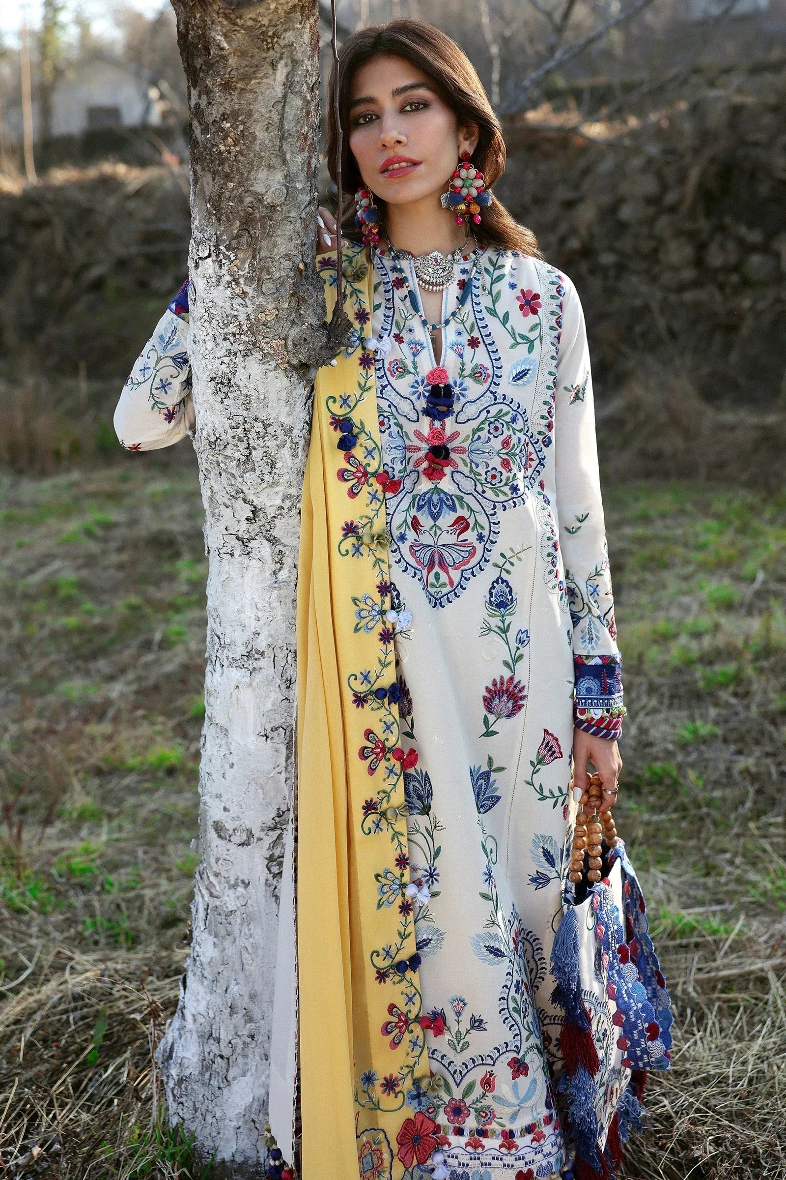 Zaha | Lawn 25 | KASHUR (ZL25-11 B) - Rang-e-Khaas