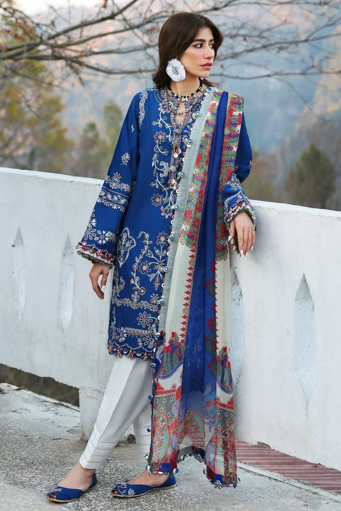 Zaha | Lawn 25 | MAYA (ZL25-15 B) - Rang-e-Khaas
