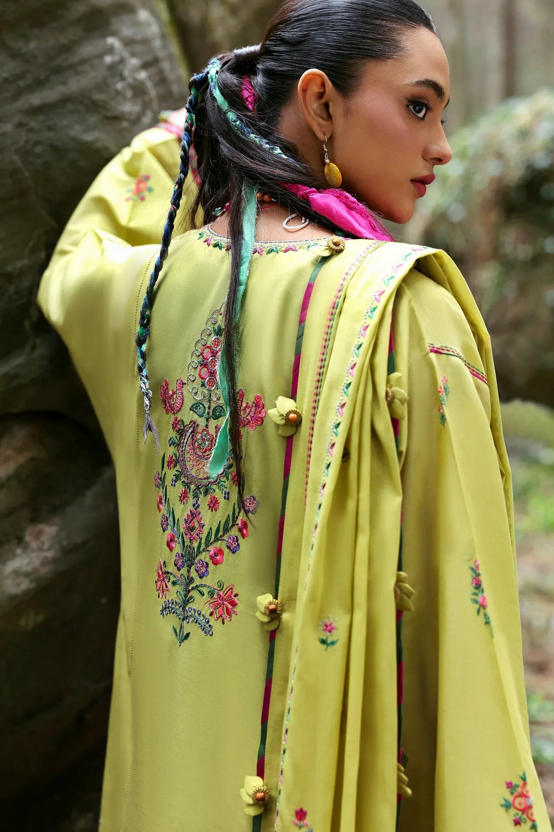 Zaha | Lawn 25 | RHEA (ZL25-14 B) - Rang-e-Khaas