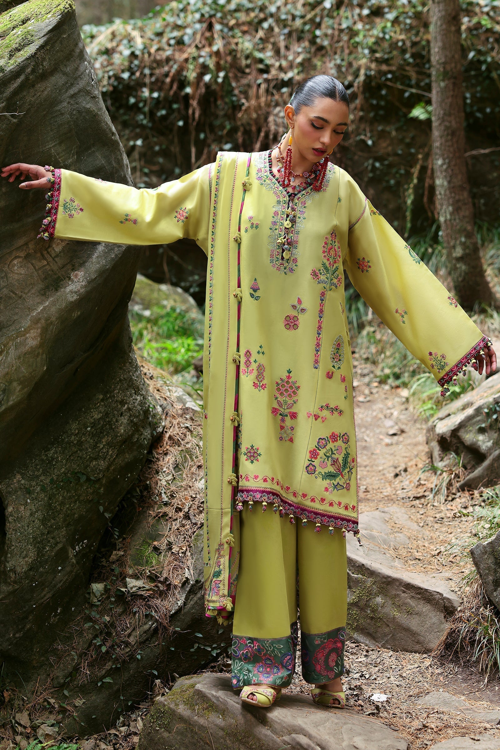 Zaha | Lawn 25 | RHEA (ZL25-14 B) - Rang-e-Khaas