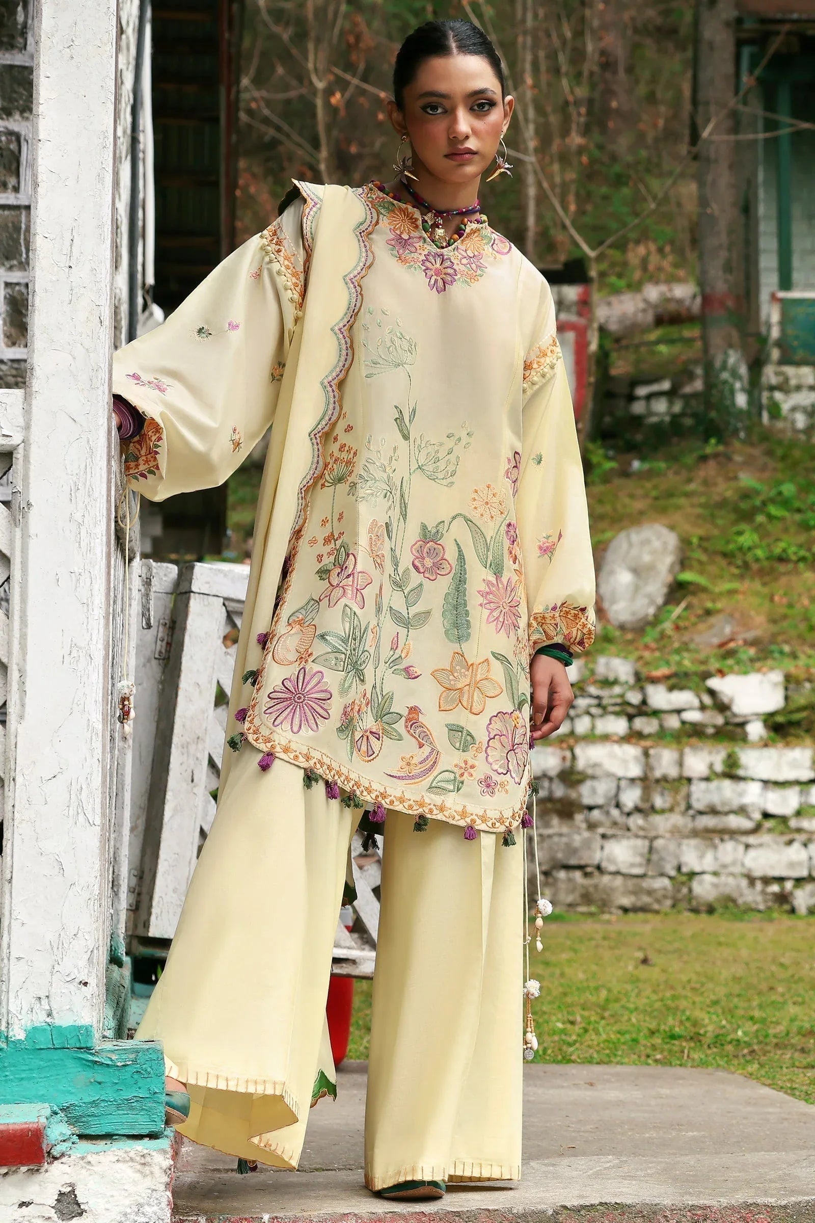 Zaha | Lawn 25 | ZANIA (ZL25-13 A) - Rang-e-Khaas