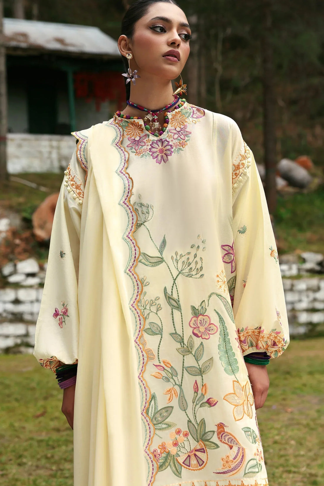 Zaha | Lawn 25 | ZANIA (ZL25-13 A) - Rang-e-Khaas