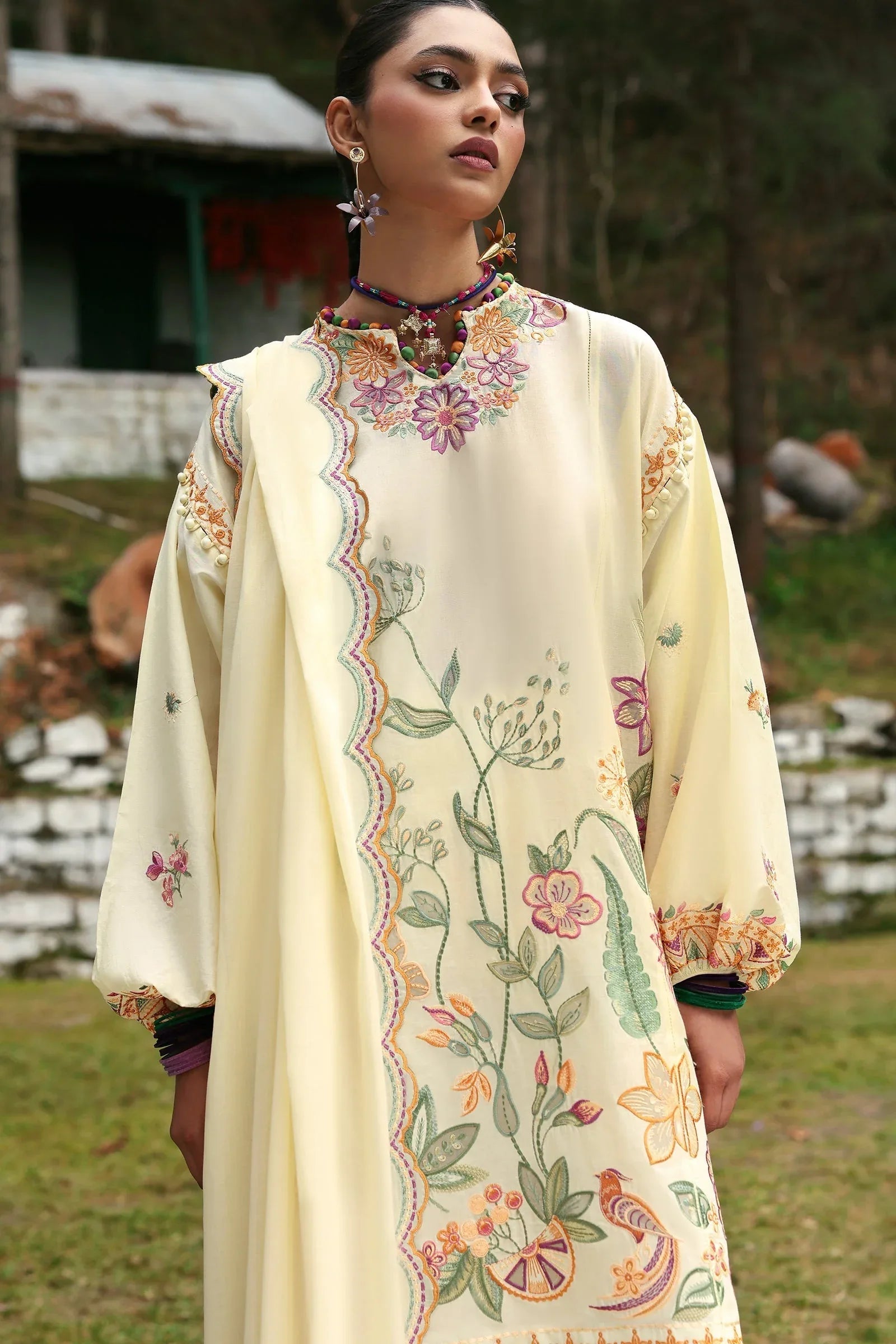 Zaha | Lawn 25 | ZANIA (ZL25-13 A) - Rang-e-Khaas