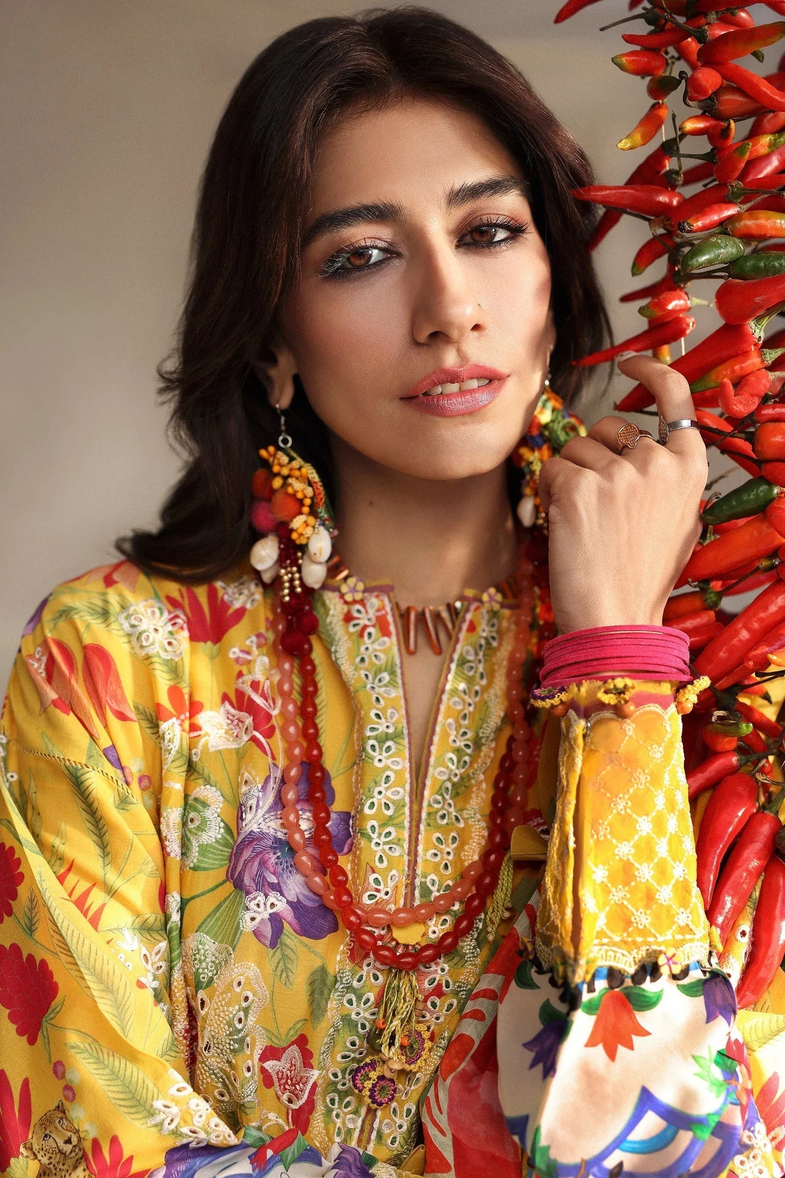 Zaha | Lawn 25 | ZARAAH (ZL25-08 A) - Rang-e-Khaas