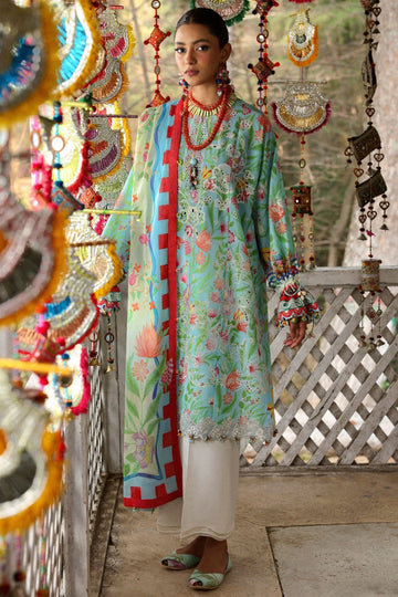 Zaha | Lawn 25 | ZARAAH (ZL25-08 B) - Rang-e-Khaas