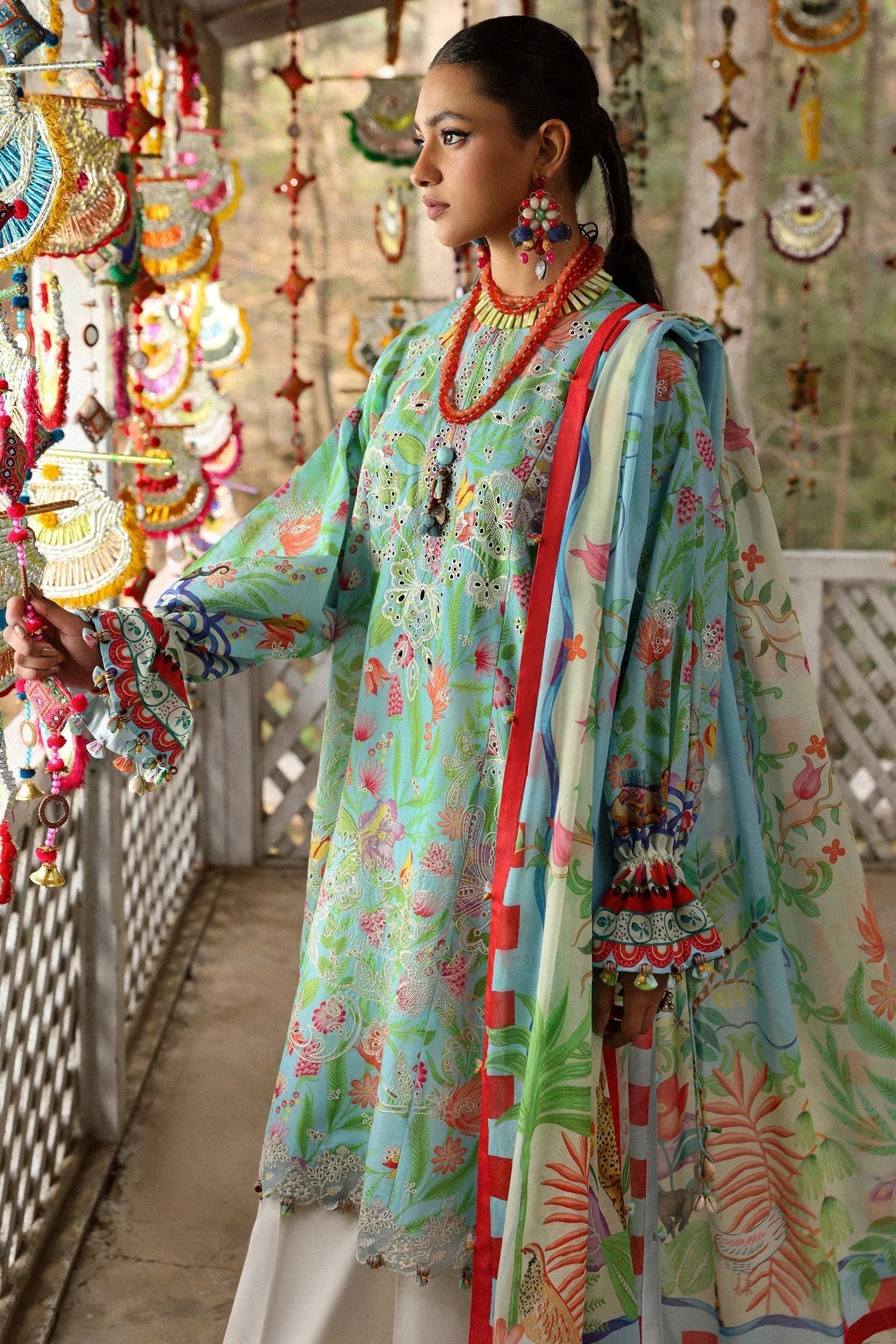 Zaha | Lawn 25 | ZARAAH (ZL25-08 B) - Rang-e-Khaas
