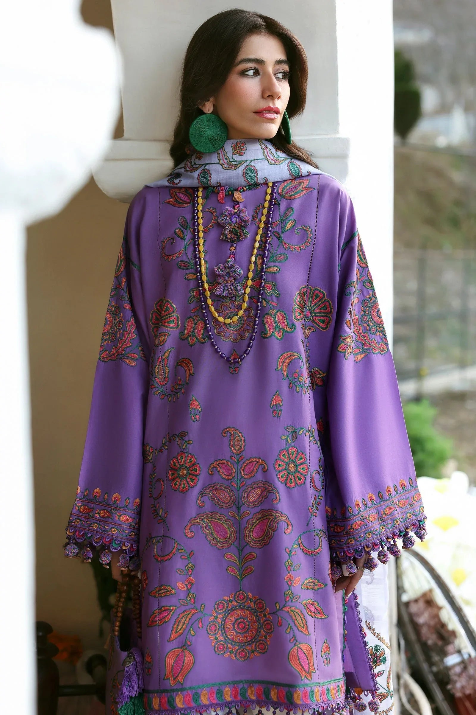 Zaha | Lawn 25 | ZARIAH (ZL25-09 A) - Rang-e-Khaas