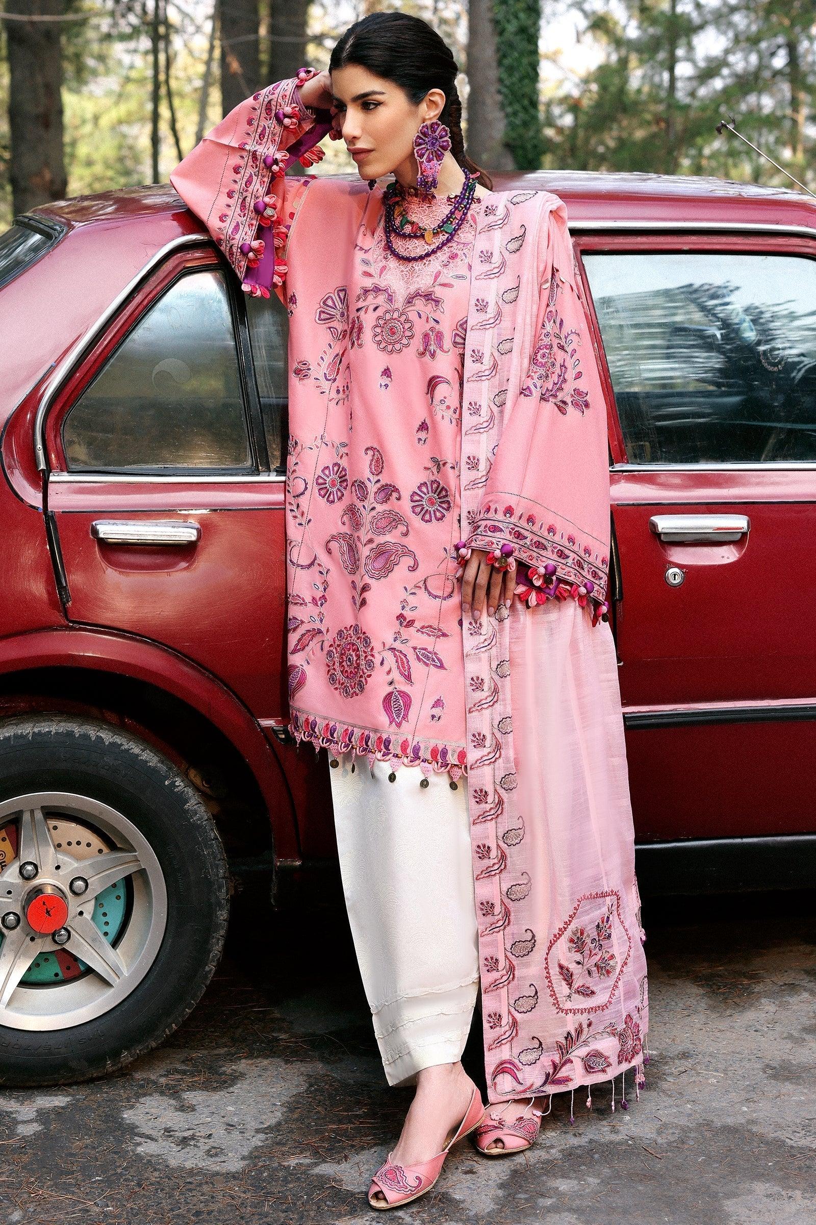 Zaha | Lawn 25 | ZARIAH (ZL25-09 B) - Rang-e-Khaas