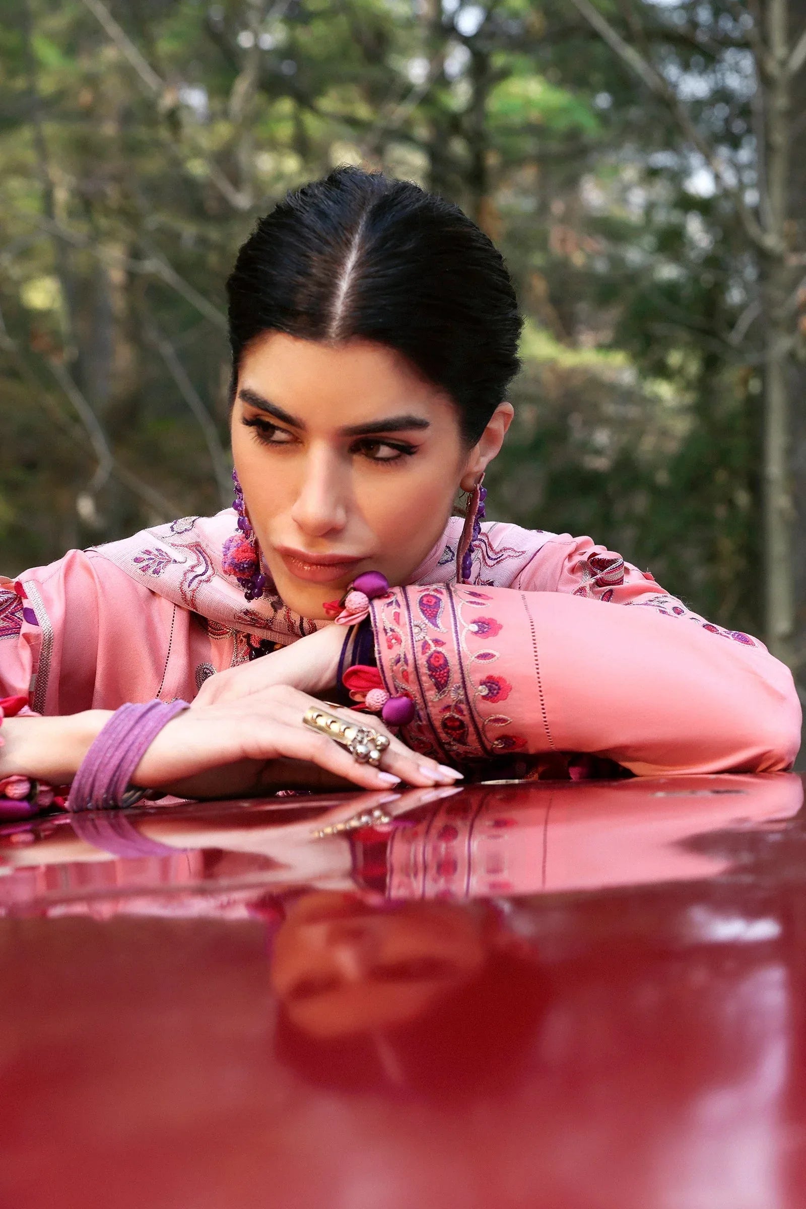 Zaha | Lawn 25 | ZARIAH (ZL25-09 B) - Rang-e-Khaas