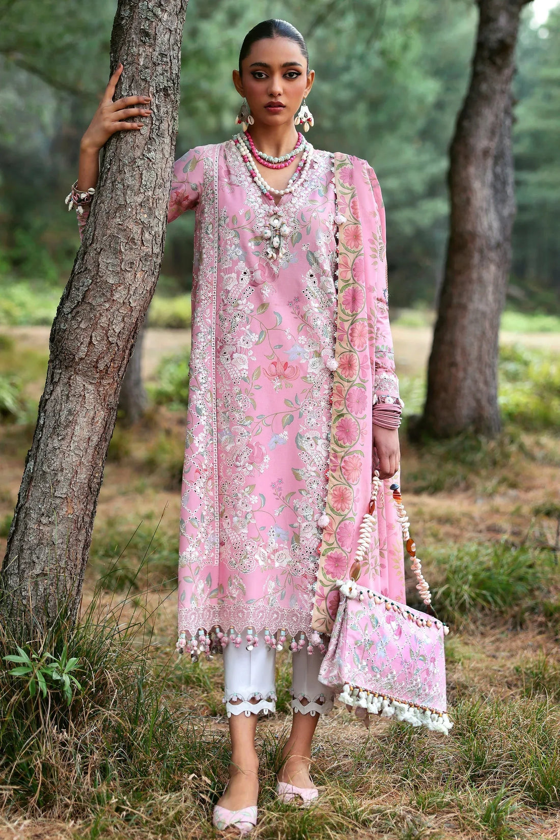 Zaha | Lawn 25 | ZAYANA (ZL25-01 A) - Rang-e-Khaas
