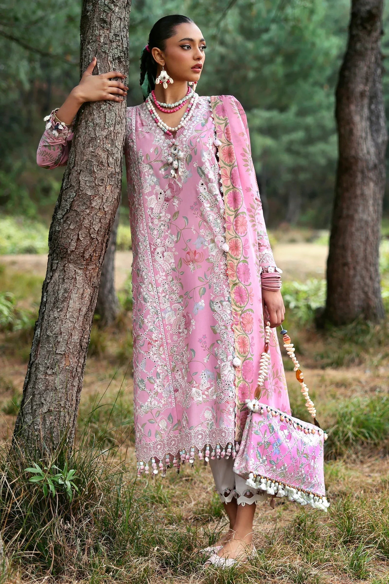 Zaha | Lawn 25 | ZAYANA (ZL25-01 A) - Rang-e-Khaas