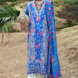Zaha | Lawn 25 | ZAYANA (ZL25-01 B) - Rang-e-Khaas