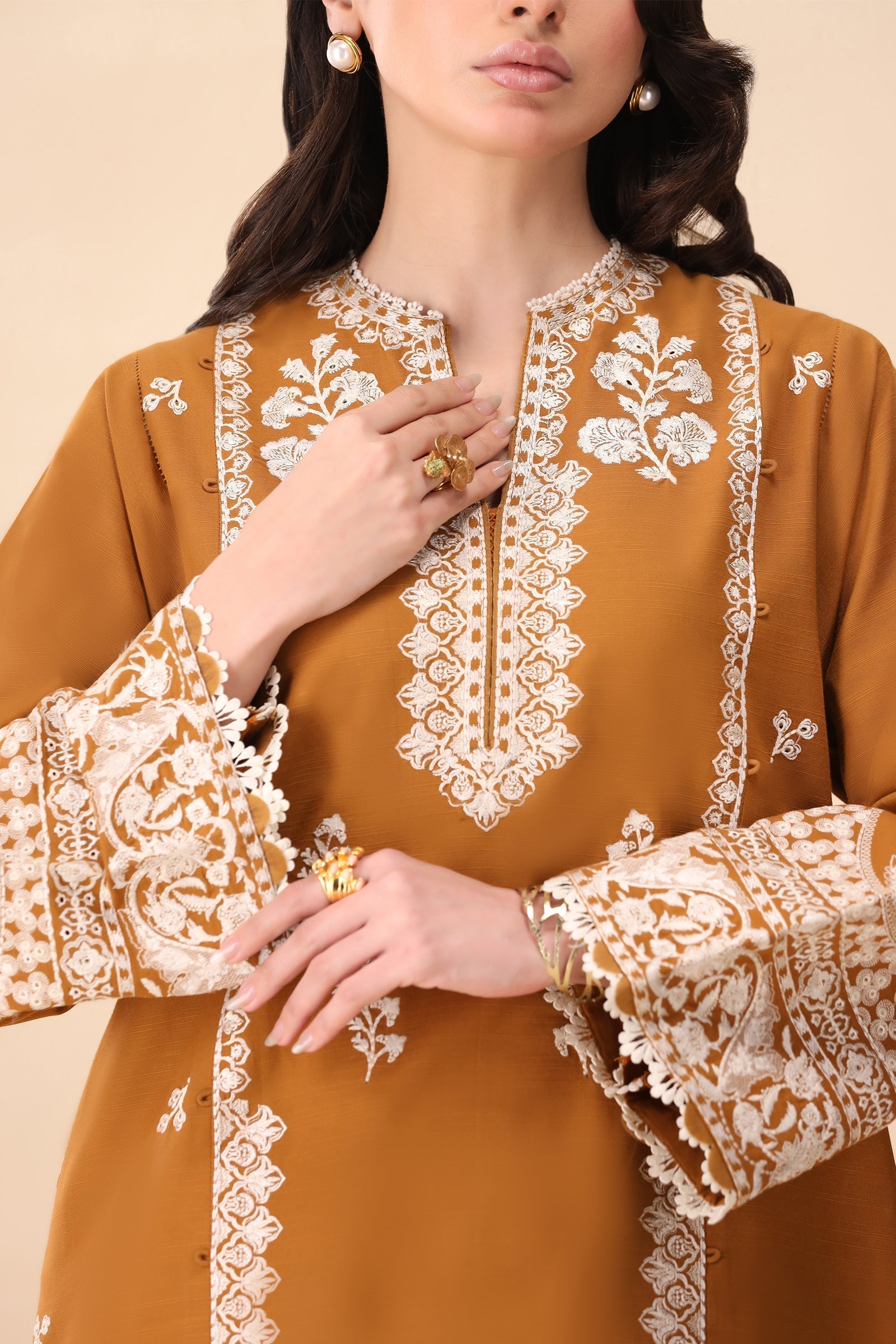Zaha | Staples | MARIGOLD (ZRW-21325) - Rang-e-Khaas