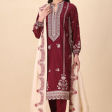 Zaha | Staples | SCARLET (ZRW-21322) - Rang-e-Khaas