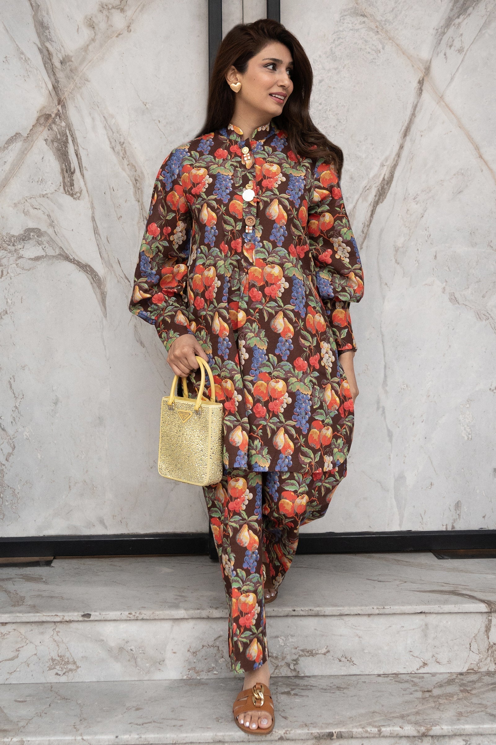 Zaha | Trechic Pret 24 | CITRUS GLOW (ZRW-21335) - Rang-e-Khaas