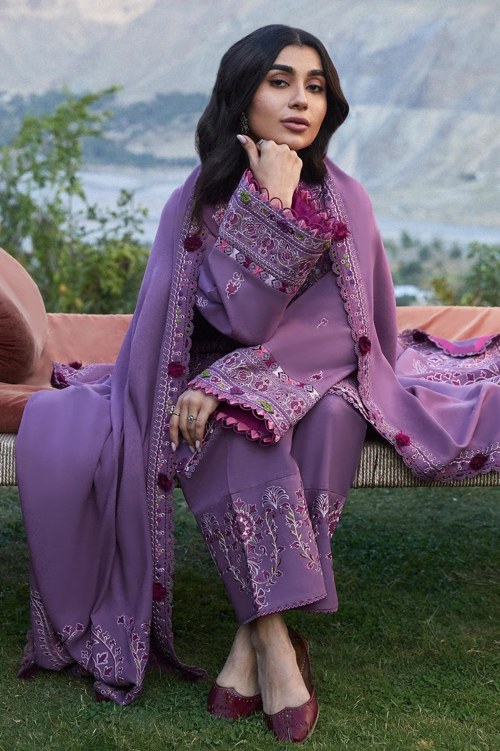 Zaha | Winter 2024 |  GULRANG (ZW24-13) - Rang-e-Khaas