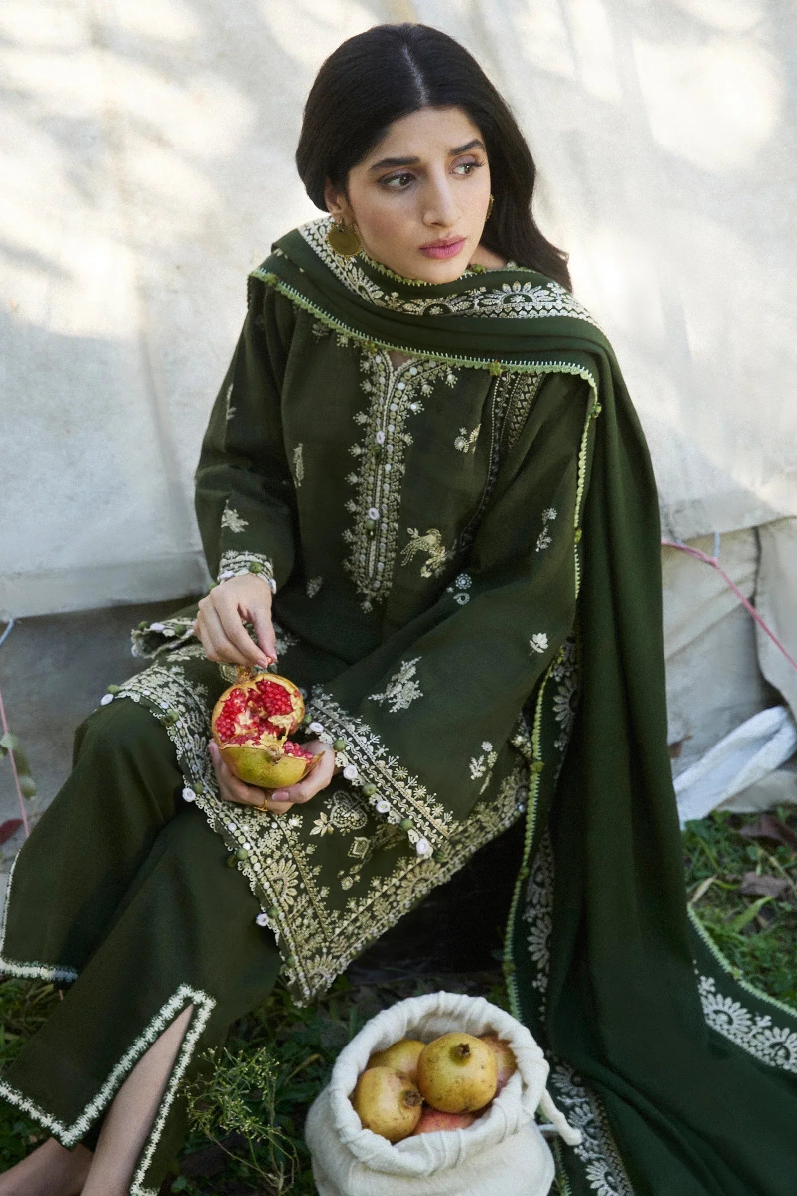 Zaha | Winter 2024 |  SABAAZ (ZW24-01) - Rang-e-Khaas