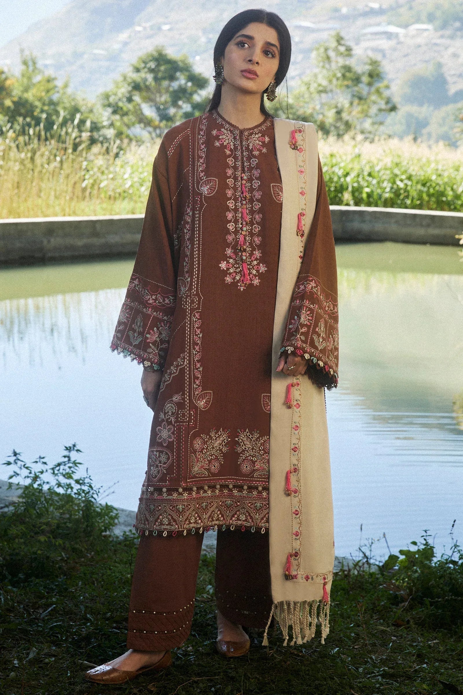 Zaha | Winter 2024 |  SAHIBA (ZW24-14) - Rang-e-Khaas