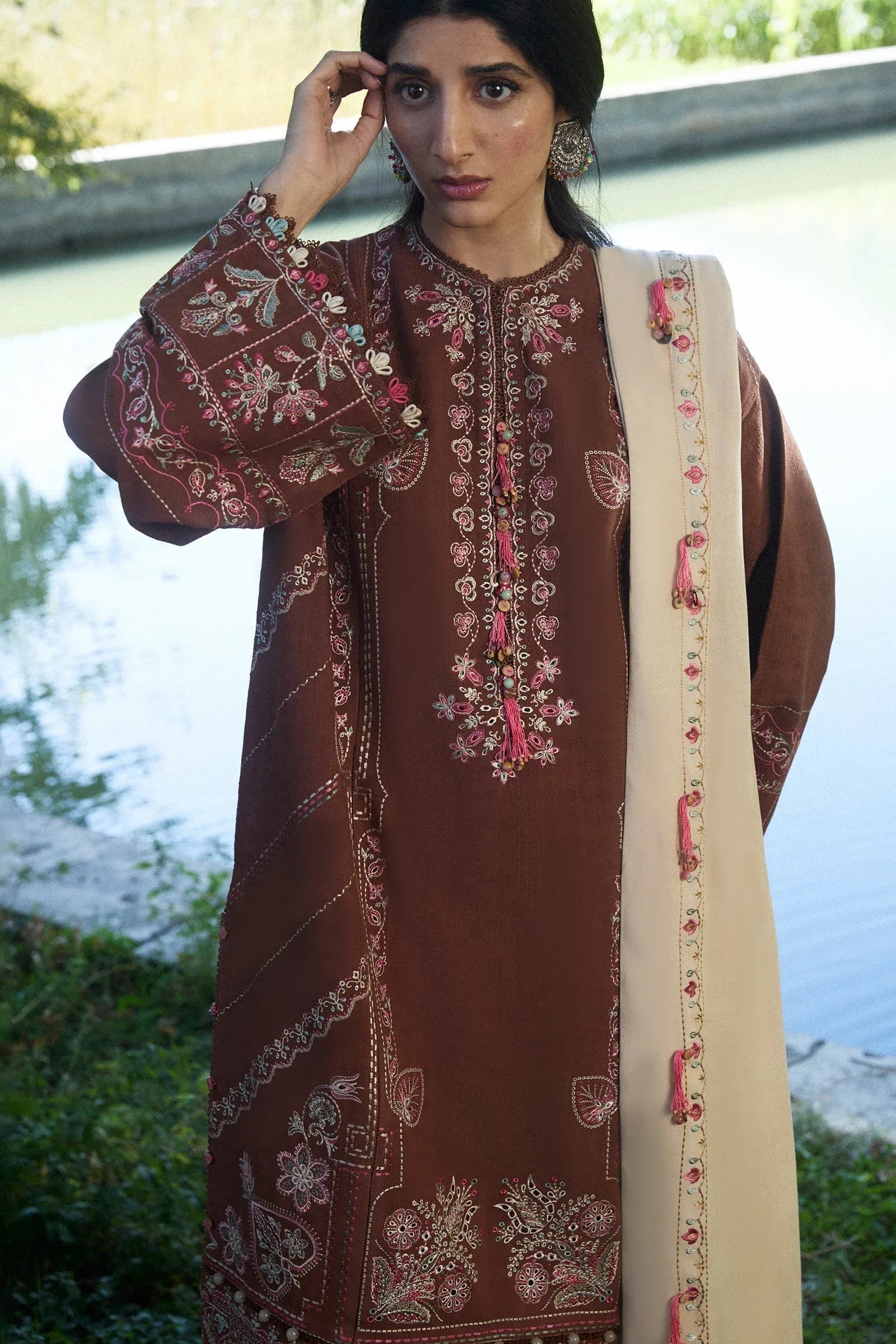 Zaha | Winter 2024 |  SAHIBA (ZW24-14) - Rang-e-Khaas