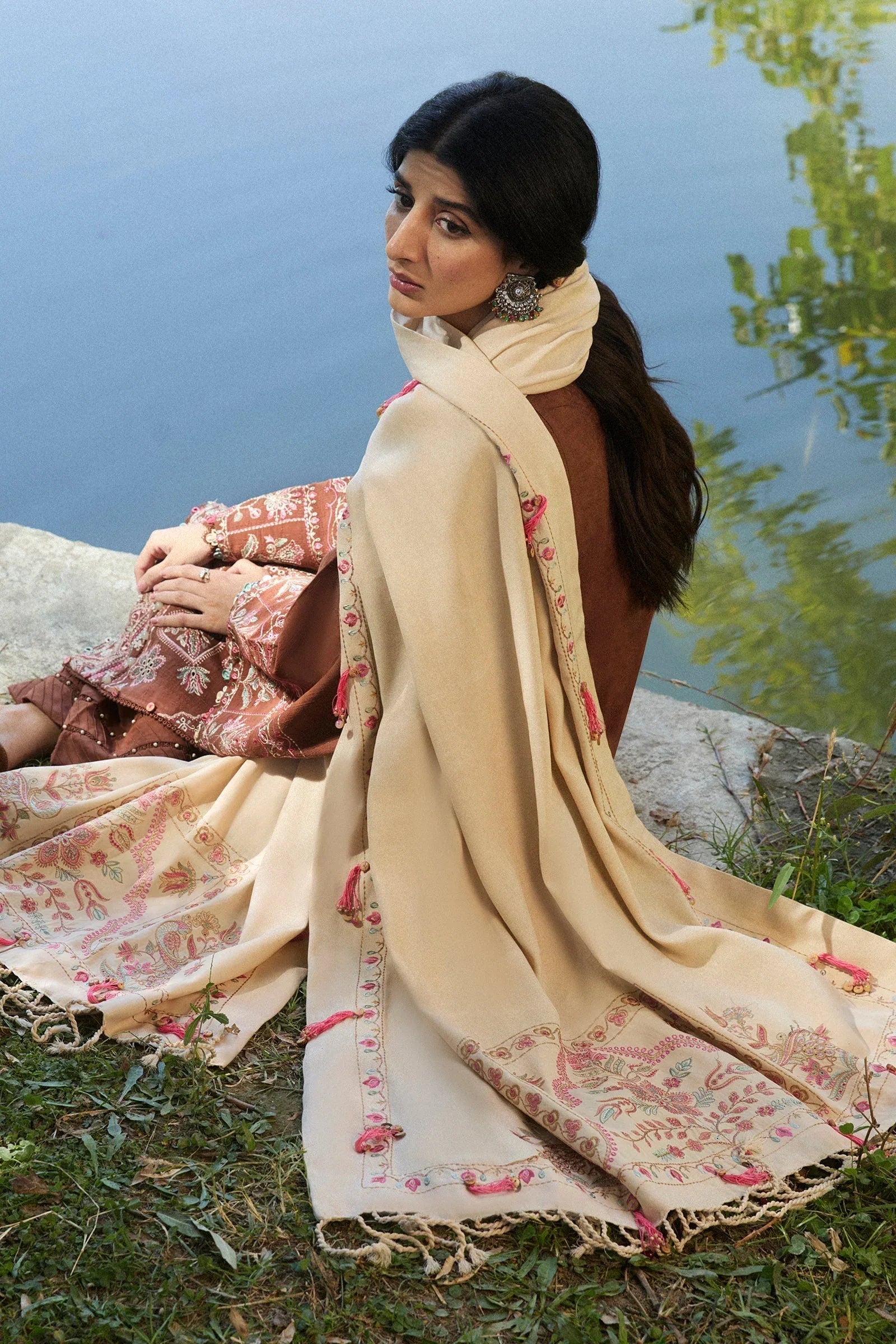 Zaha | Winter 2024 |  SAHIBA (ZW24-14) - Rang-e-Khaas