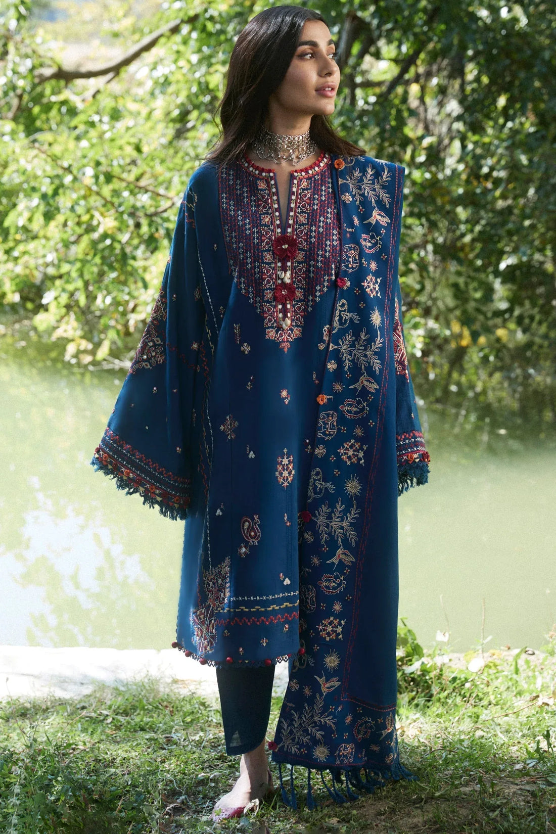 Zaha | Winter 2024 |  ZARMINA (ZW24-15) - Rang-e-Khaas