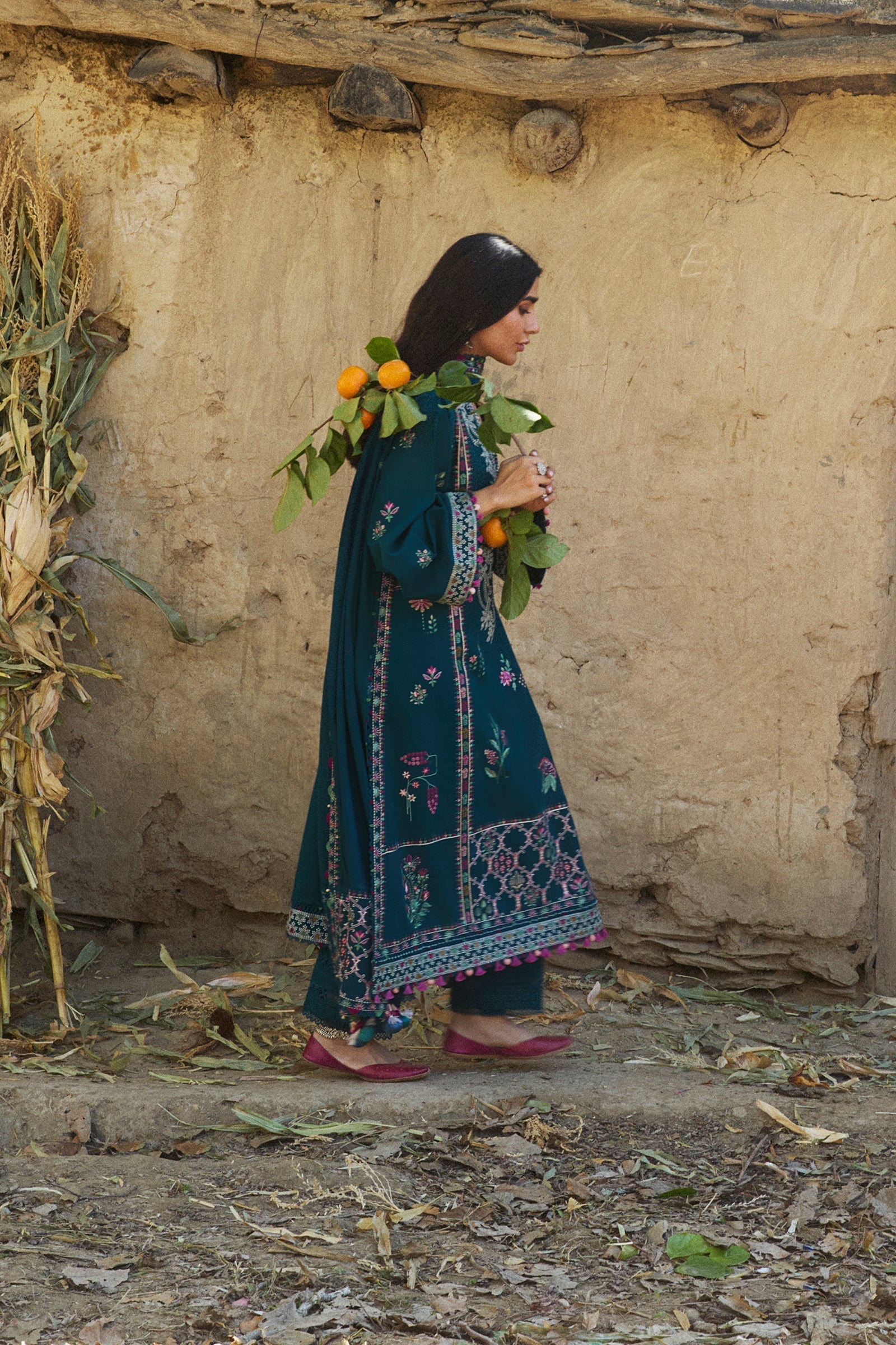 Zaha | Winter 2024 |  ZARMINA (ZW24-15) - Rang-e-Khaas