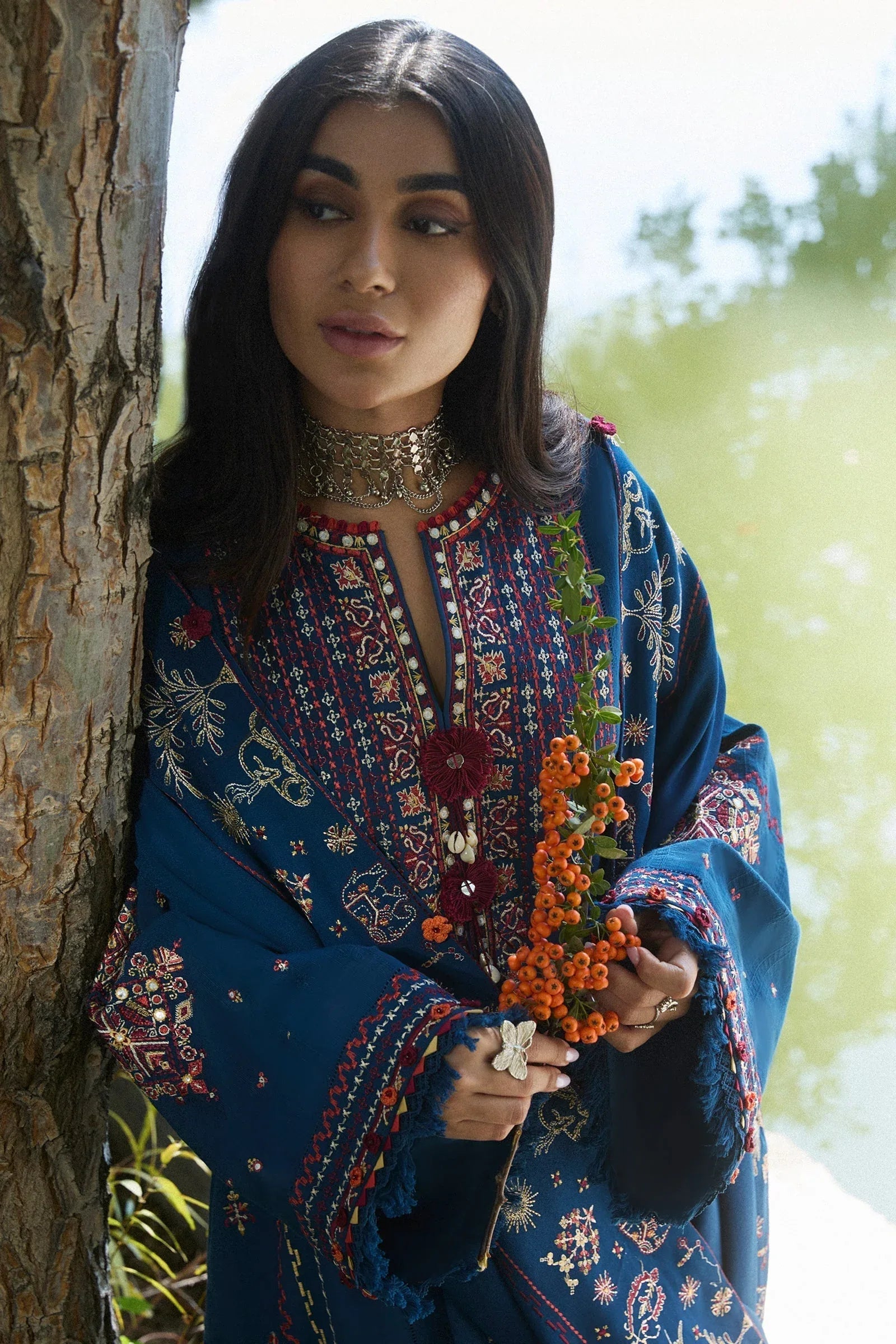 Zaha | Winter 2024 |  ZARMINA (ZW24-15) - Rang-e-Khaas