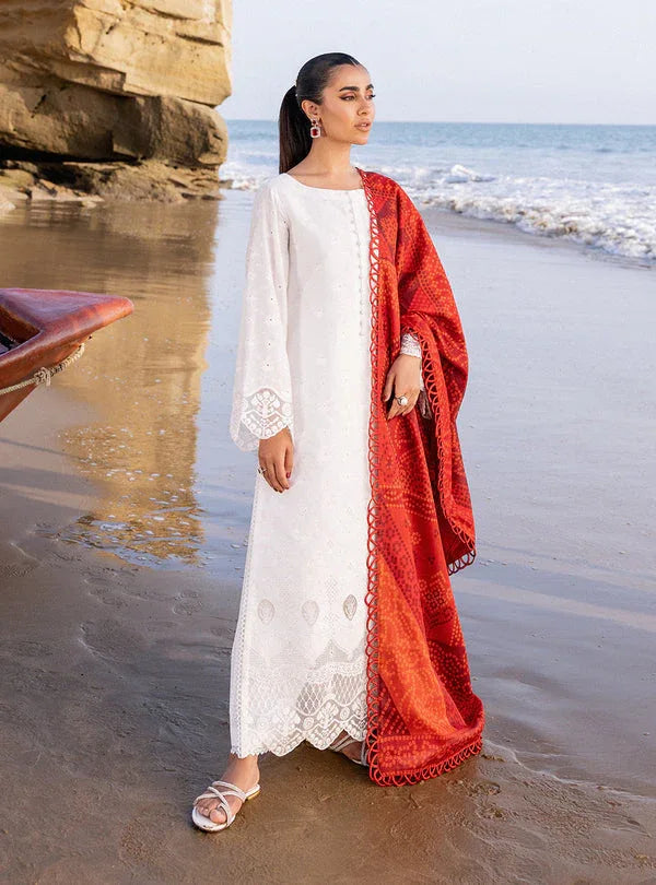 Zainab chottani | Luxury Chikankari 24 | CHUNARI - 3A - Rang-e-Khaas