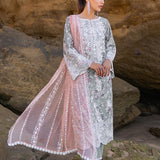 Zainab chottani | Luxury Chikankari 24 | LANA - 10A