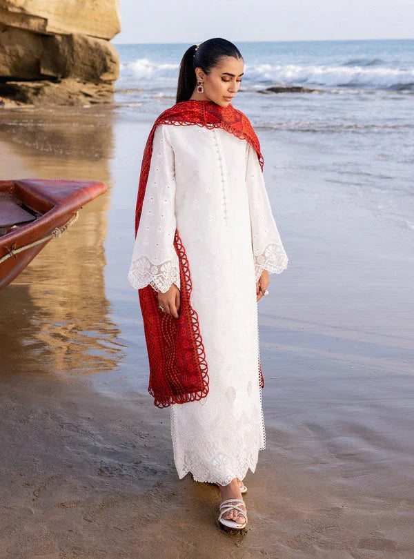 Zainab chottani | Luxury Chikankari 24 | CHUNARI - 3A - Rang-e-Khaas
