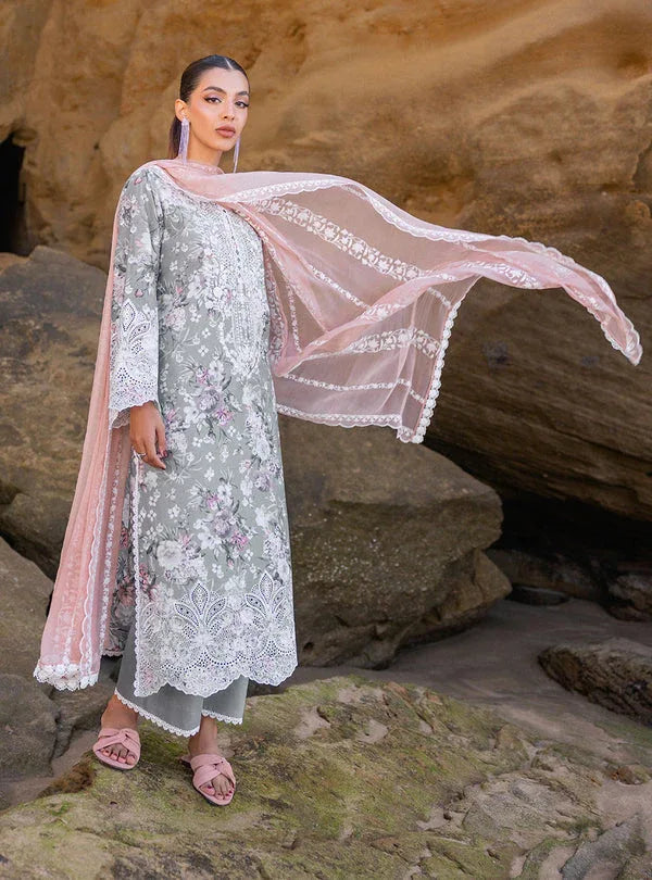 Zainab chottani | Luxury Chikankari 24 | LANA - 10A - Rang-e-Khaas