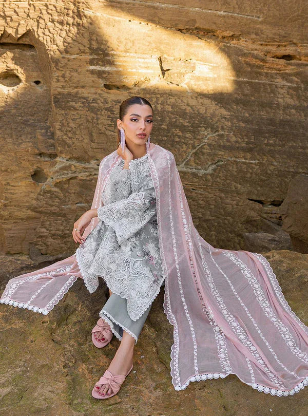 Zainab chottani | Luxury Chikankari 24 | LANA - 10A - Rang-e-Khaas