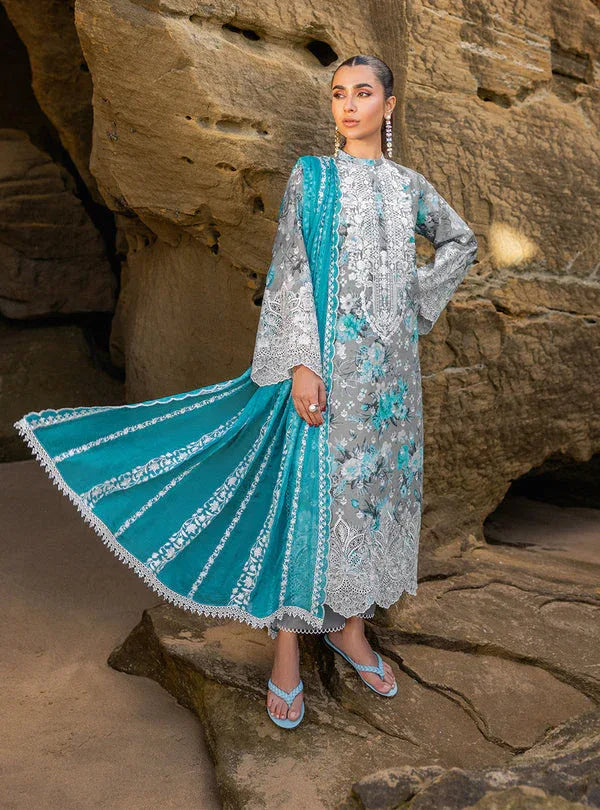 Zainab chottani | Luxury Chikankari 24 | LANA - 10B - Rang-e-Khaas