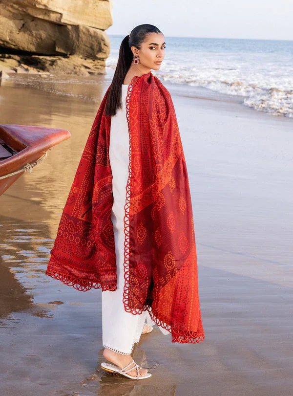 Zainab chottani | Luxury Chikankari 24 | CHUNARI - 3A - Rang-e-Khaas