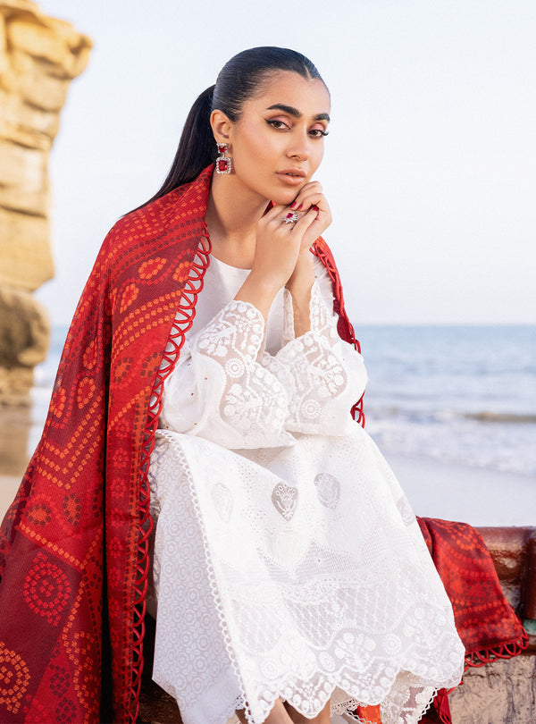 Zainab chottani | Luxury Chikankari 24 | CHUNARI - 3A