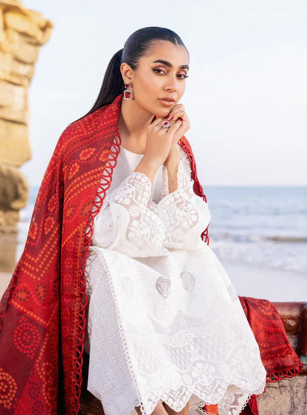 Zainab chottani | Luxury Chikankari 24 | CHUNARI - 3A - Rang-e-Khaas