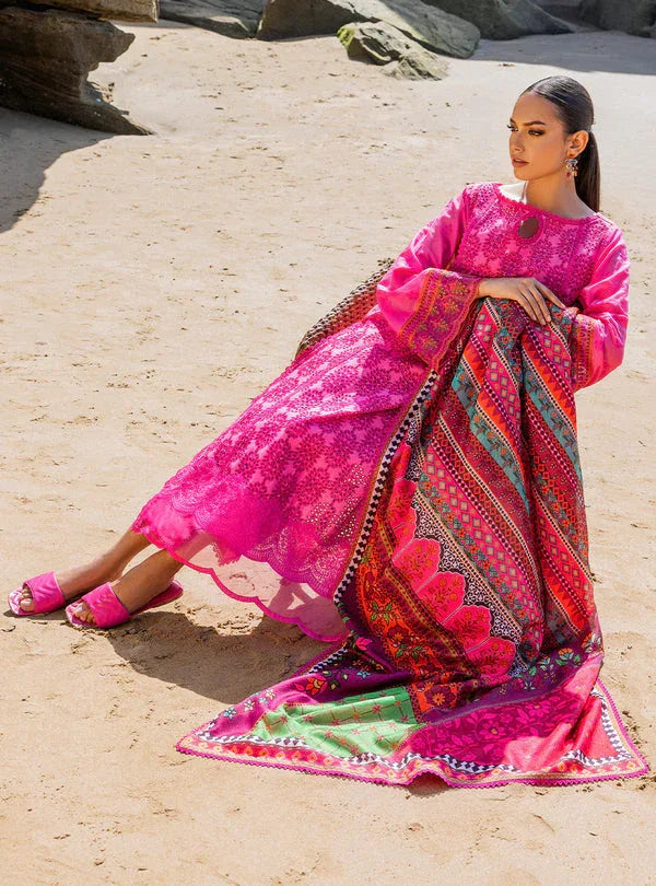 Zainab chottani | Luxury Chikankari 24 | LAALI - 6A - Rang-e-Khaas