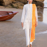 Zainab chottani | Luxury Chikankari 24 | CHUNARI - 3B