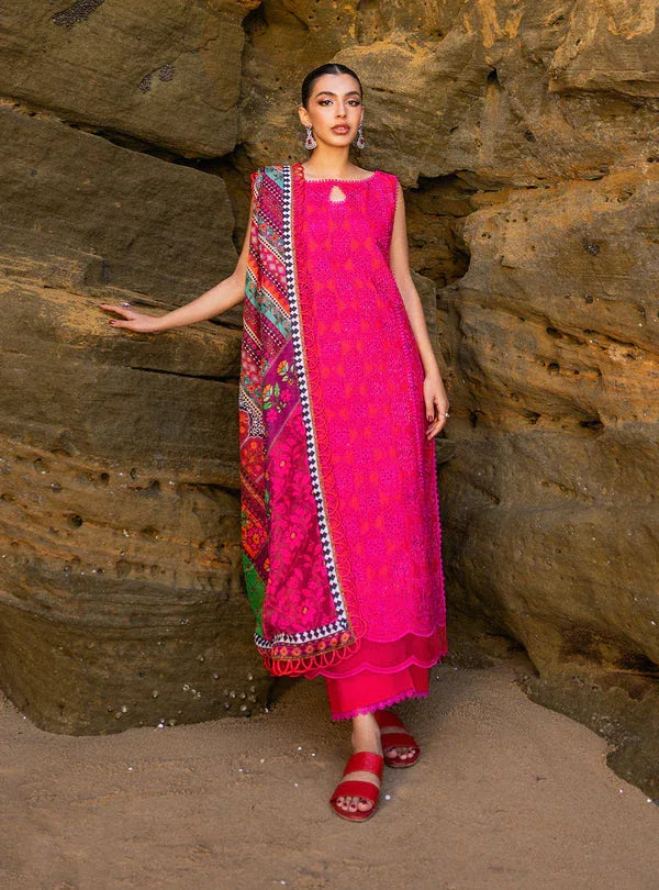 Zainab chottani | Luxury Chikankari 24 | LAALI - 6B - Rang-e-Khaas