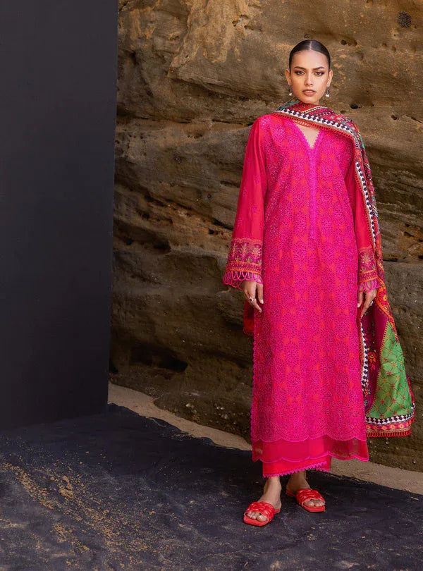 Zainab chottani | Luxury Chikankari 24 | LAALI - 6B - Rang-e-Khaas