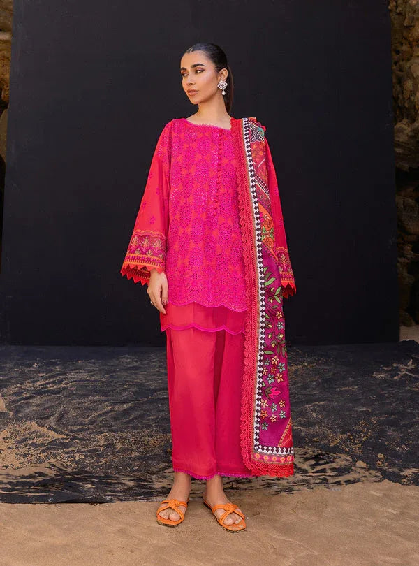 Zainab chottani | Luxury Chikankari 24 | LAALI - 6B - Rang-e-Khaas