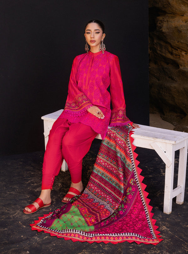 Zainab chottani | Luxury Chikankari 24 | LAALI - 6B
