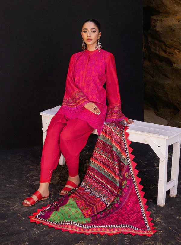 Zainab chottani | Luxury Chikankari 24 | LAALI - 6B - Rang-e-Khaas