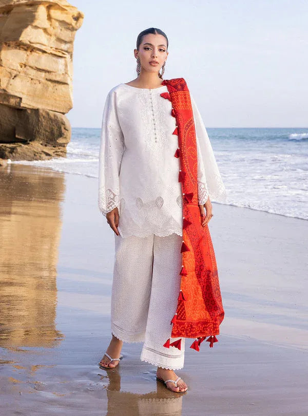 Zainab chottani | Luxury Chikankari 24 | CHUNARI - 3A - Rang-e-Khaas