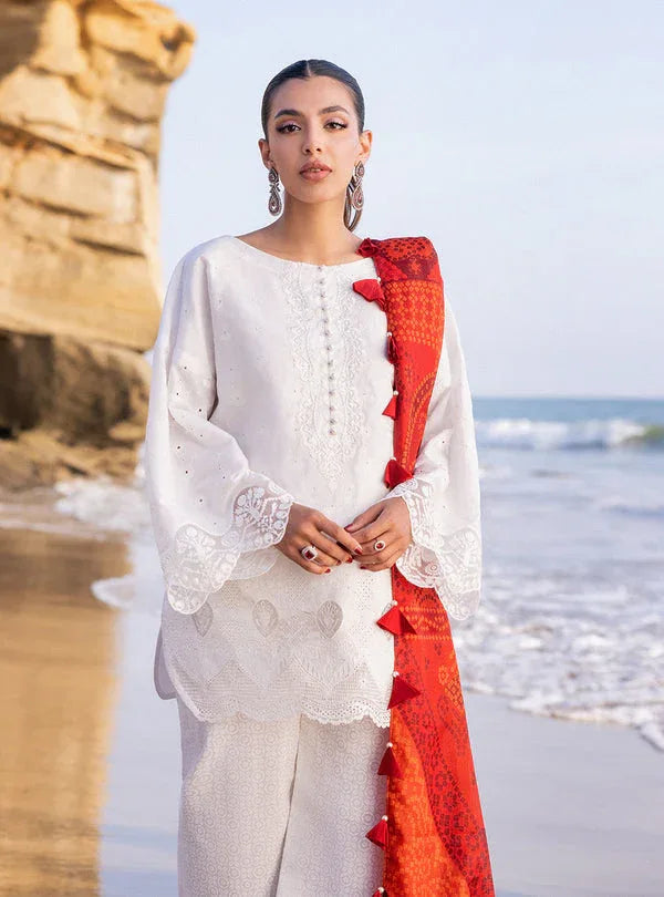Zainab chottani | Luxury Chikankari 24 | CHUNARI - 3A - Rang-e-Khaas