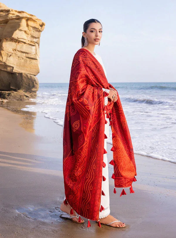 Zainab chottani | Luxury Chikankari 24 | CHUNARI - 3A - Rang-e-Khaas